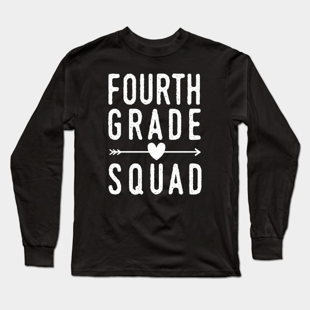 4th Grade squad Long Sleeve T-Shirt by Tesszero